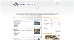 Desktop Screenshot of homeandfilm.com